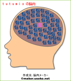 tutumixの脳内イメージ